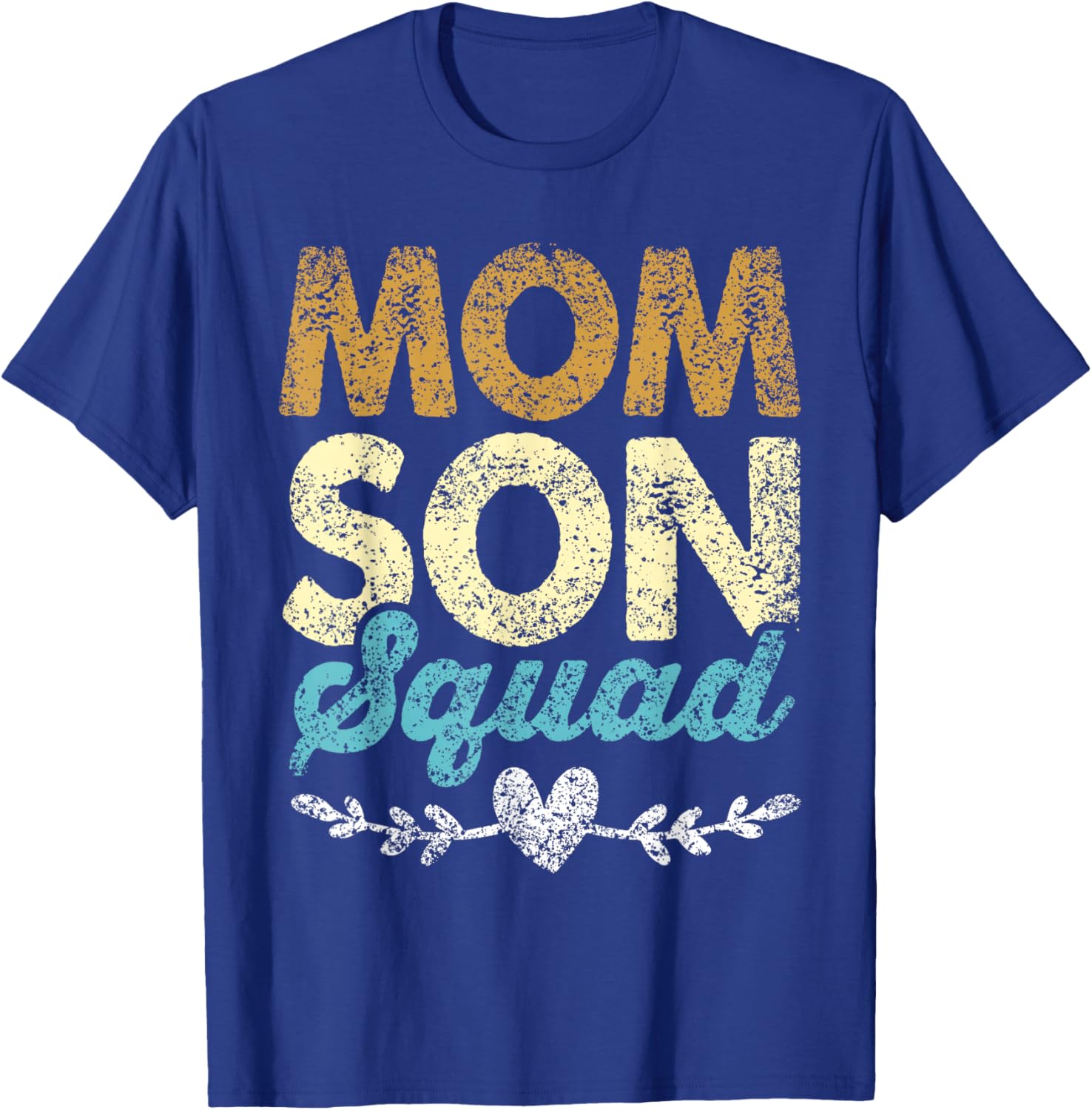 Mommy Son Squad Sons Matching Mom Mother's Day Mother Son T-Shirt - T-Shirt | Royal