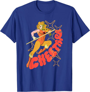 Ripple Junction x Thundercats Cheetara Warrior Retro Cartoon , Small, Black T-Shirt - T-Shirt | Royal
