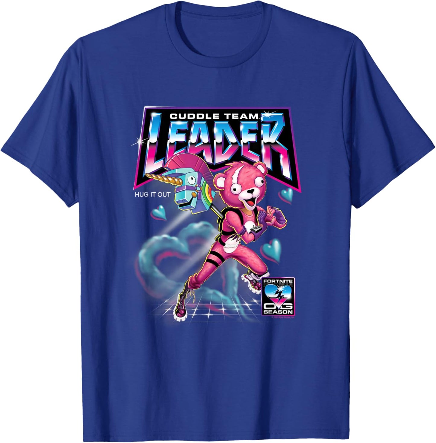 Fortnite Cuddle Team Leader Hug It Out T-Shirt - T-Shirt | Royal
