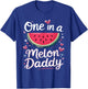 One in a Melon Daddy Summer Birthday Party Matching Family T-Shirt - T-Shirt | Royal