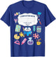 Composition Notebook Costume Matching Group Halloween School T-Shirt - T-Shirt | Royal