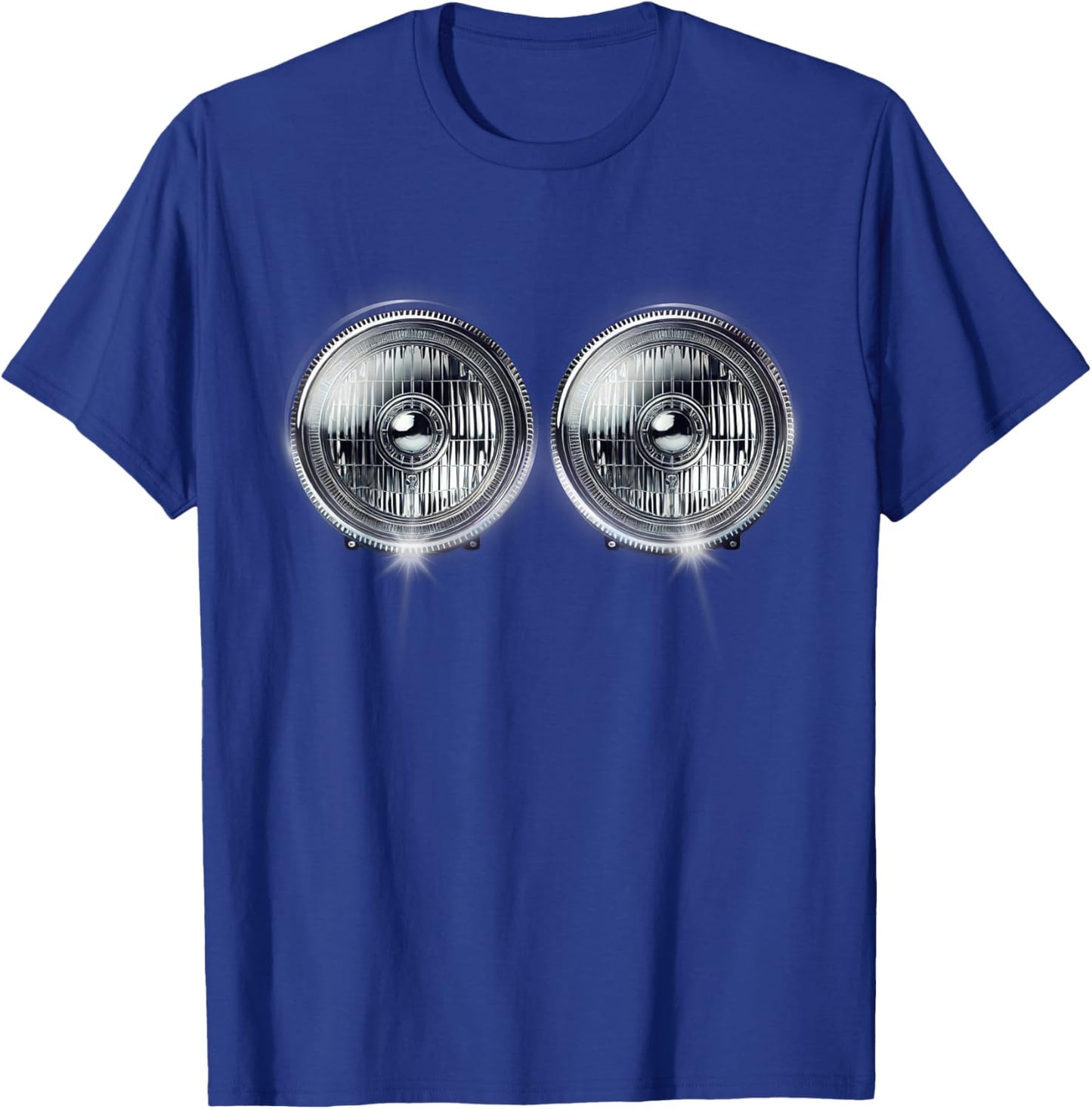 Headlights Funny Costume Halloween T-Shirt - T-Shirt | Royal