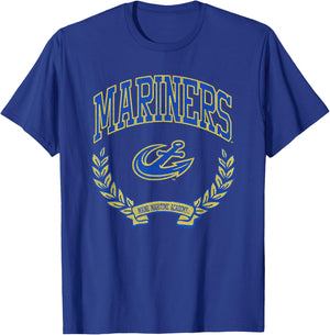 Maine Maritime Mariners Victory Vintage Officially Licensed T-Shirt - T-Shirt | Royal