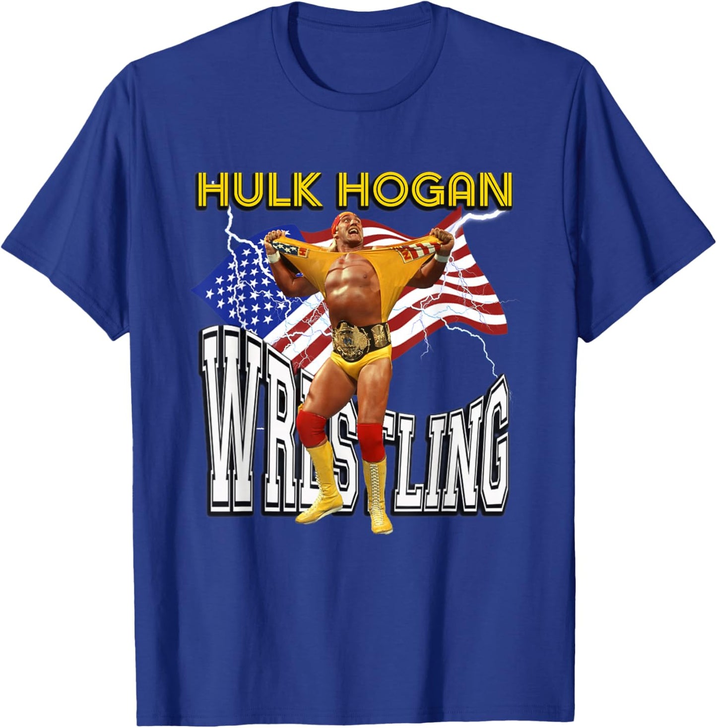 Hulk Hogan_007 T-Shirt - T-Shirt | Royal