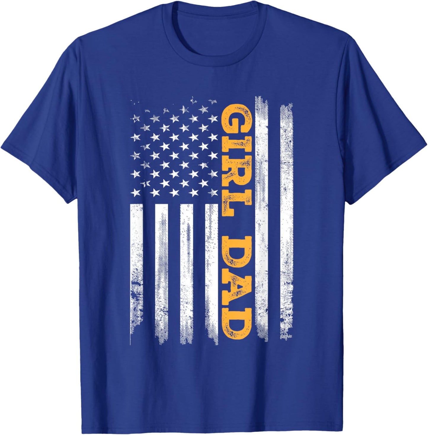 Girl Dad Father's Day Dad Daughter, Dad Of Girls Outnumbered T-Shirt - T-Shirt | Royal