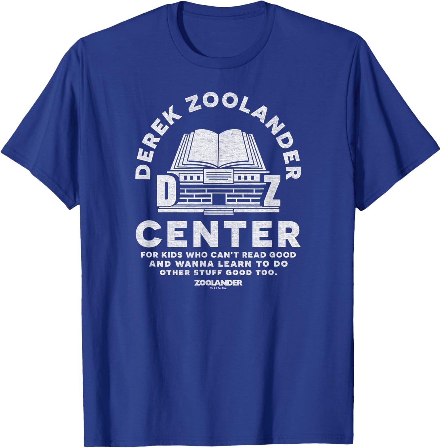 Zoolander - Derek Zoolander Center for Kids T-Shirt - T-Shirt | Royal
