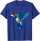 Paraguay Roots Hummingbird Paraguayan Flag T-Shirt - T-Shirt | Royal