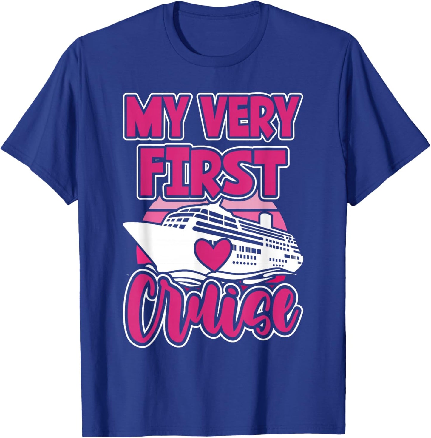 Cute Cruise For Girls My Very First Cruise T-Shirt - T-Shirt | Royal