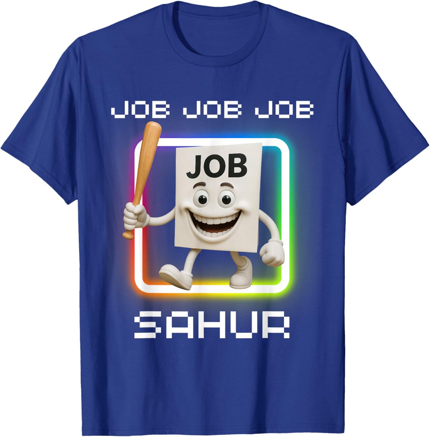Job Job Job Sahur Italian Brainrot Meme for Kids T-Shirt - T-Shirt | Royal