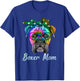 Boxer Mom Dogs Mothers Day Dog Lovers Gifts Tie Dye Women T-Shirt - T-Shirt | Royal