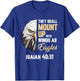 Mount Up Wings As Eagles Isaiah 40:31 Christian Bible Verse T-Shirt - T-Shirt | Royal