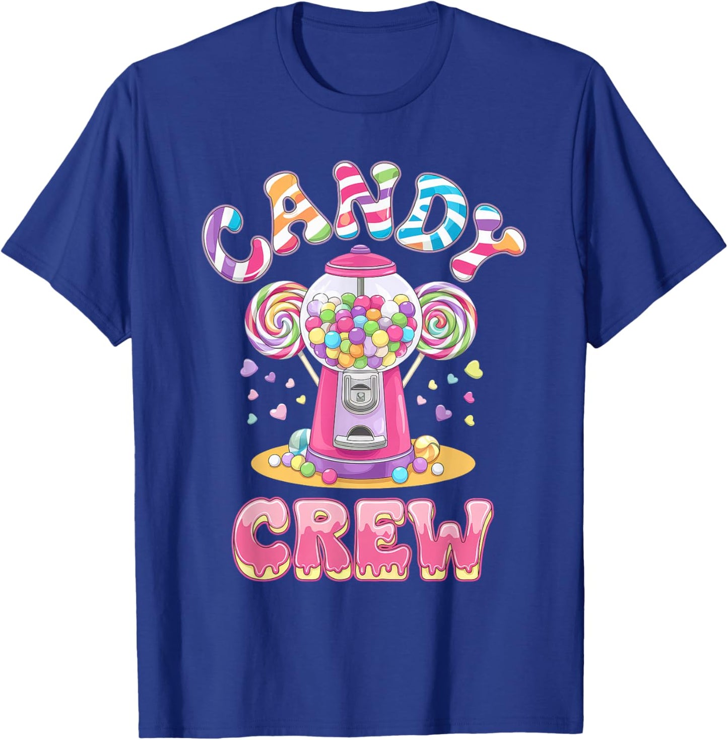 Candy Crew Shirt Men Women Children's T-Shirt - T-Shirt | Royal