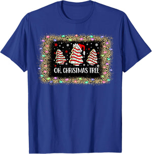 Groovy Oh Christmas Tree Cakes Debbie Becky Jen Cake Lovers T-Shirt - T-Shirt | Royal