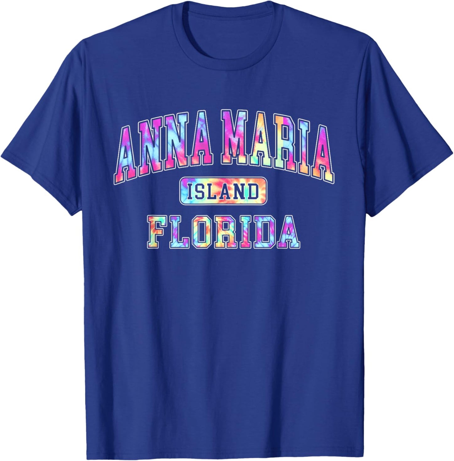 Anna Maria Island Florida Tie Dye Family Beach Vacation T-Shirt - T-Shirt | Royal