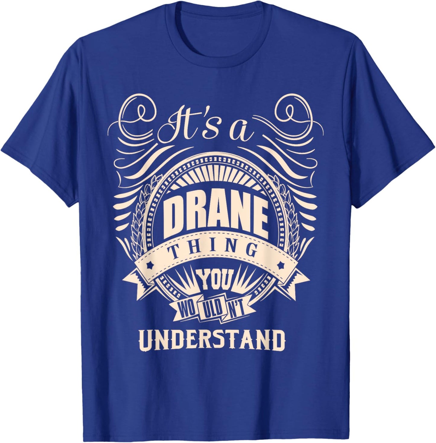 It is a DRANE Thing T-Shirt - T-Shirt | Royal