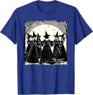 Süßes oder Saures Hexenmädchen Wird Mädchen Sein Halloween T-Shirt - T-Shirt | Royal