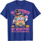 In October We Wear Pink School Bus T-Shirt - T-Shirt | Royal