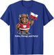 Polka. Pierogi. Party. – Dyngus Day 2025 Polish American T-Shirt - T-Shirt | Royal