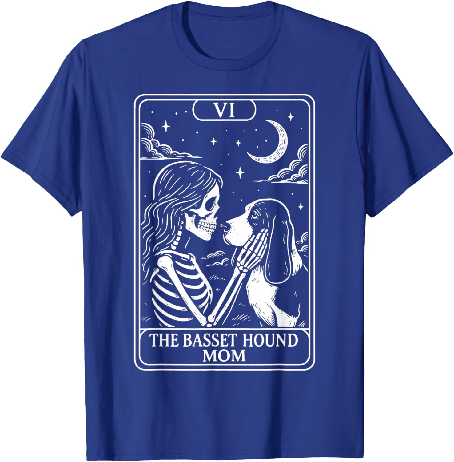 The Basset Hound Mom Tarot Card T-Shirt - T-Shirt | Royal