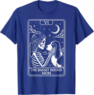 The Basset Hound Mom Tarot Card T-Shirt - T-Shirt | Royal
