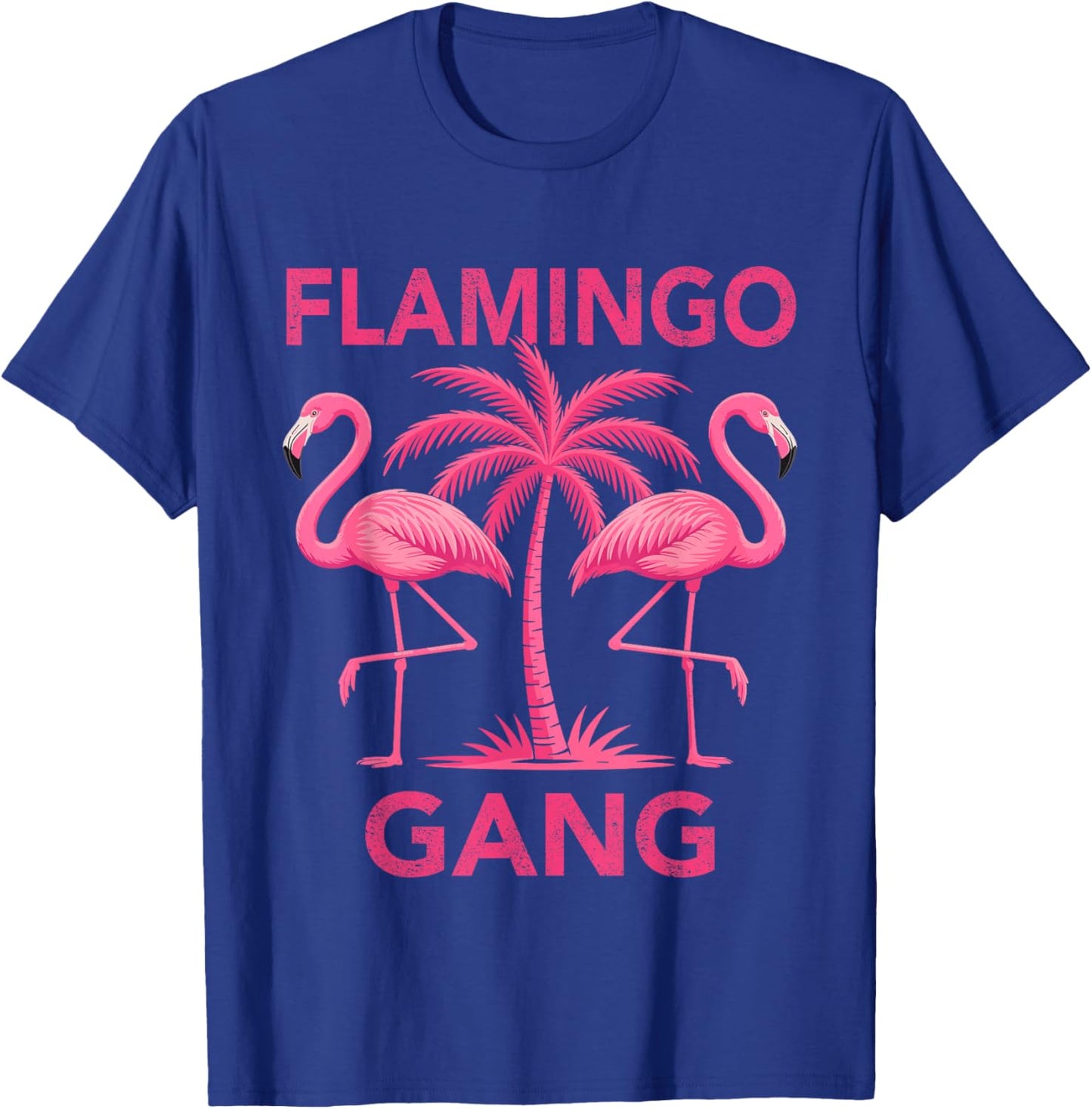 Flamingo Gang Carnival Fancy Dress Costume T-Shirt - T-Shirt | Royal