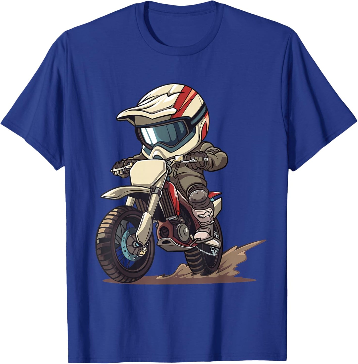 Kids Dirt Bike T-Shirt - T-Shirt | Royal