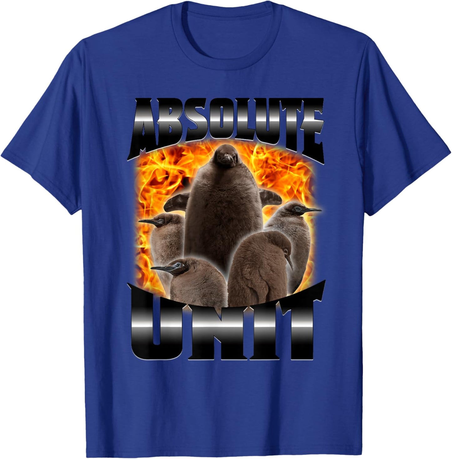 Cute Pesto Baby Penguin Funny Absolute Unit Bootleg Rap Fire T-Shirt - T-Shirt | Royal