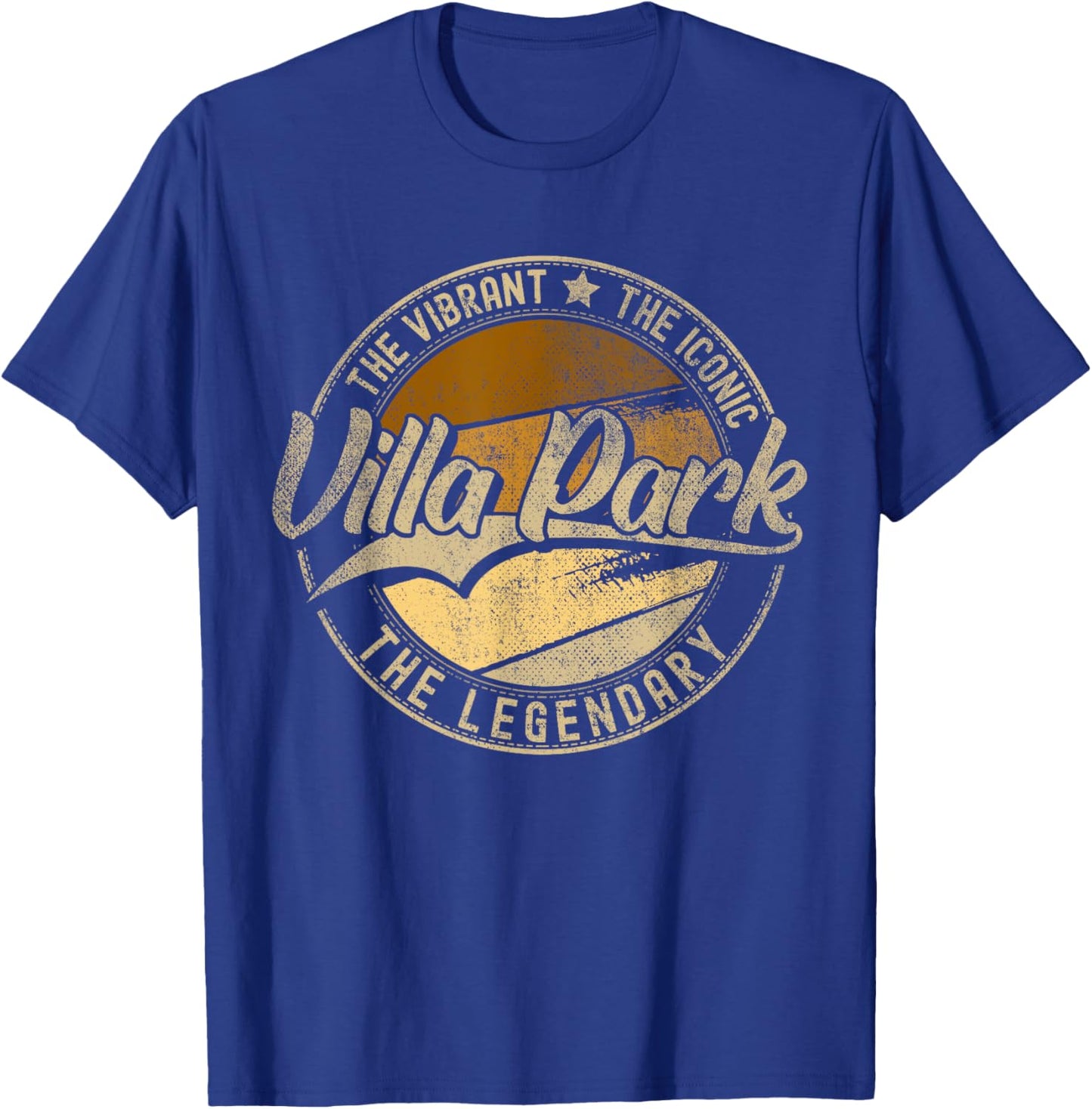 Villa Park IL | Illinois | Vintage Distressed T-Shirt - T-Shirt | Royal