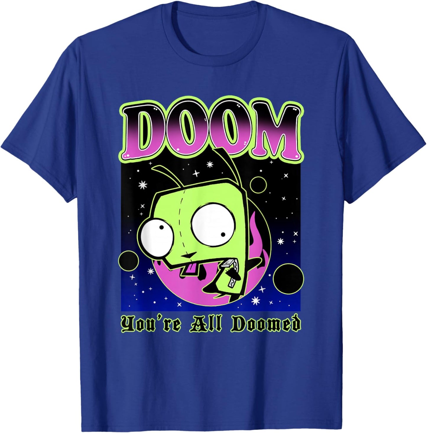 Invader Zim You are All Doomed Gir in Space T-Shirt - T-Shirt | Royal