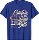 Captain of The Struggle Bus Distressed School Bus Driver Fun T-Shirt - T-Shirt | Royal