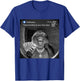 Funny Thinking Monkey with Motion Meme Brainrot T-Shirt - T-Shirt | Royal