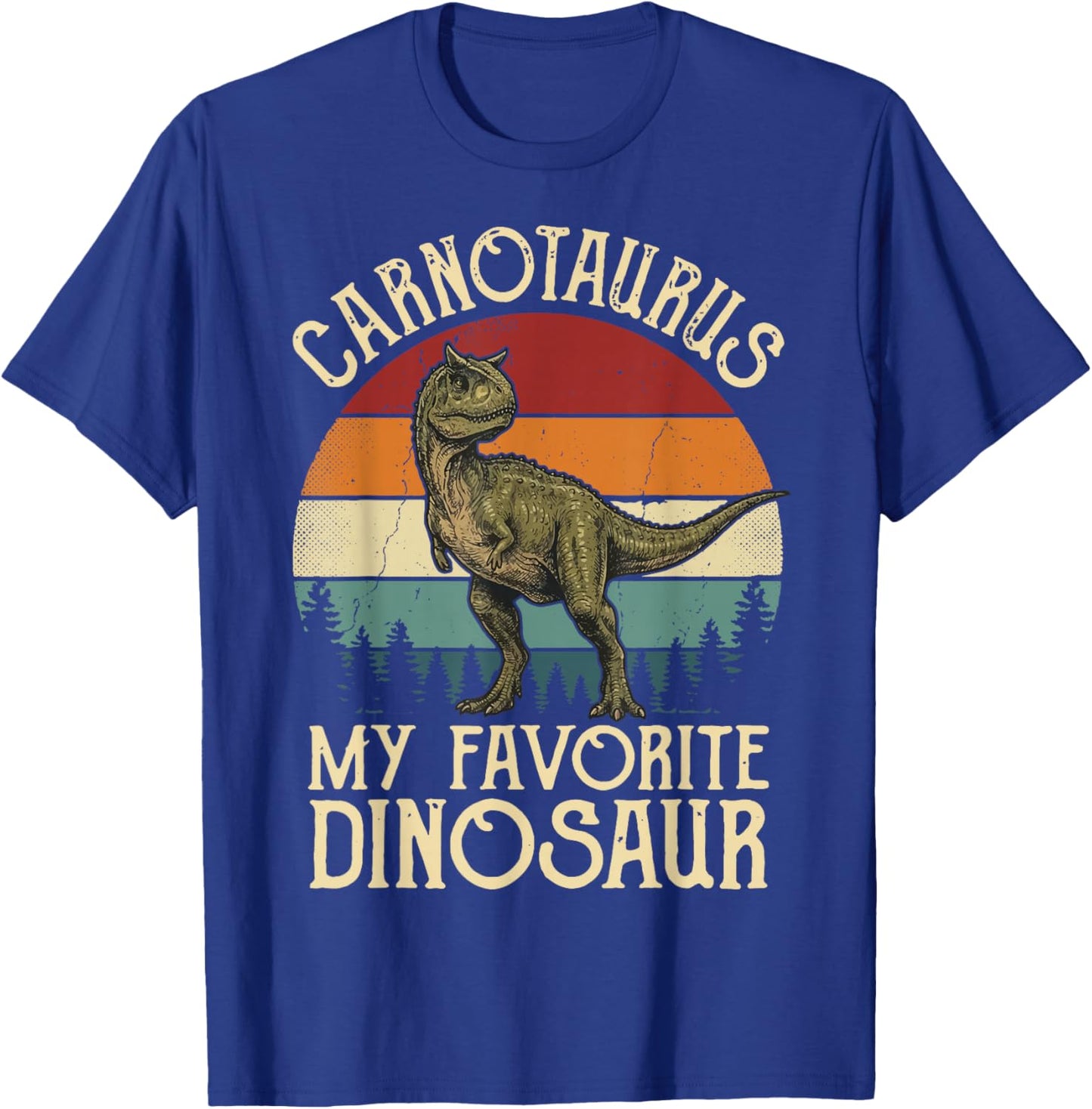 Carnotaurus My Favorite Dinosaur T-Shirt - T-Shirt | Royal