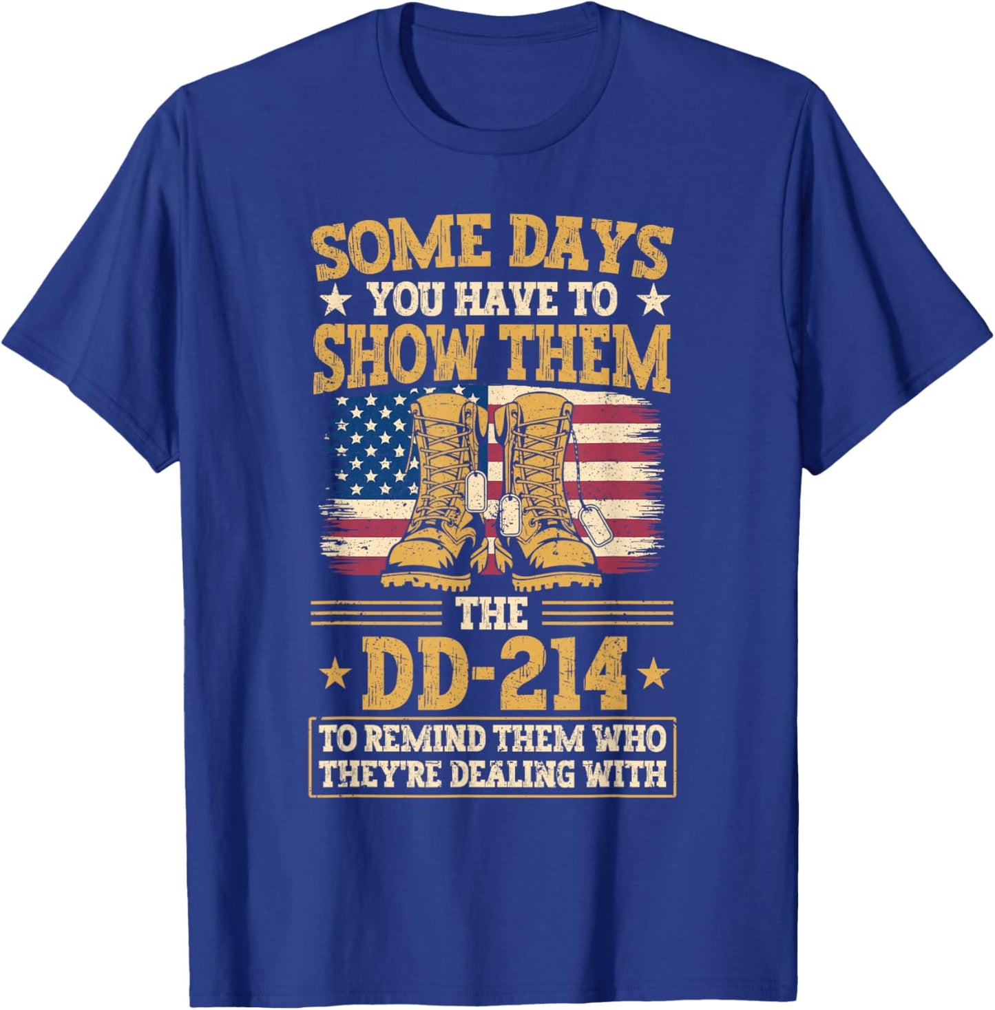 Grumpy Vet & Retired Military Gifts Grumpy Old Veteran - Black, Small - Military Veteran T-Shirt - T-Shirt | Royal