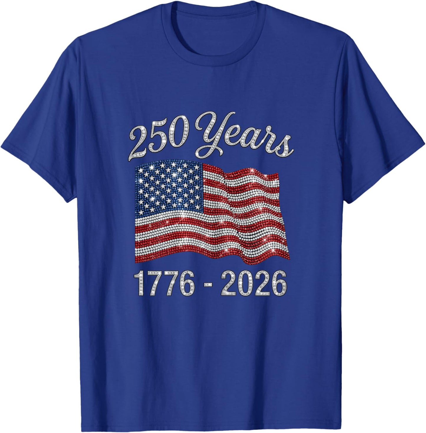 250 Anniversary USA Women Patriotic 1776 America 250th T-Shirt - T-Shirt | Royal