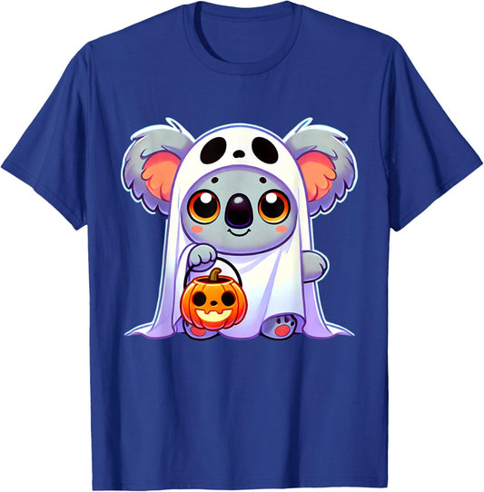 Koala Ghost Halloween Animal Men Women Kids T-Shirt - T-Shirt | Royal