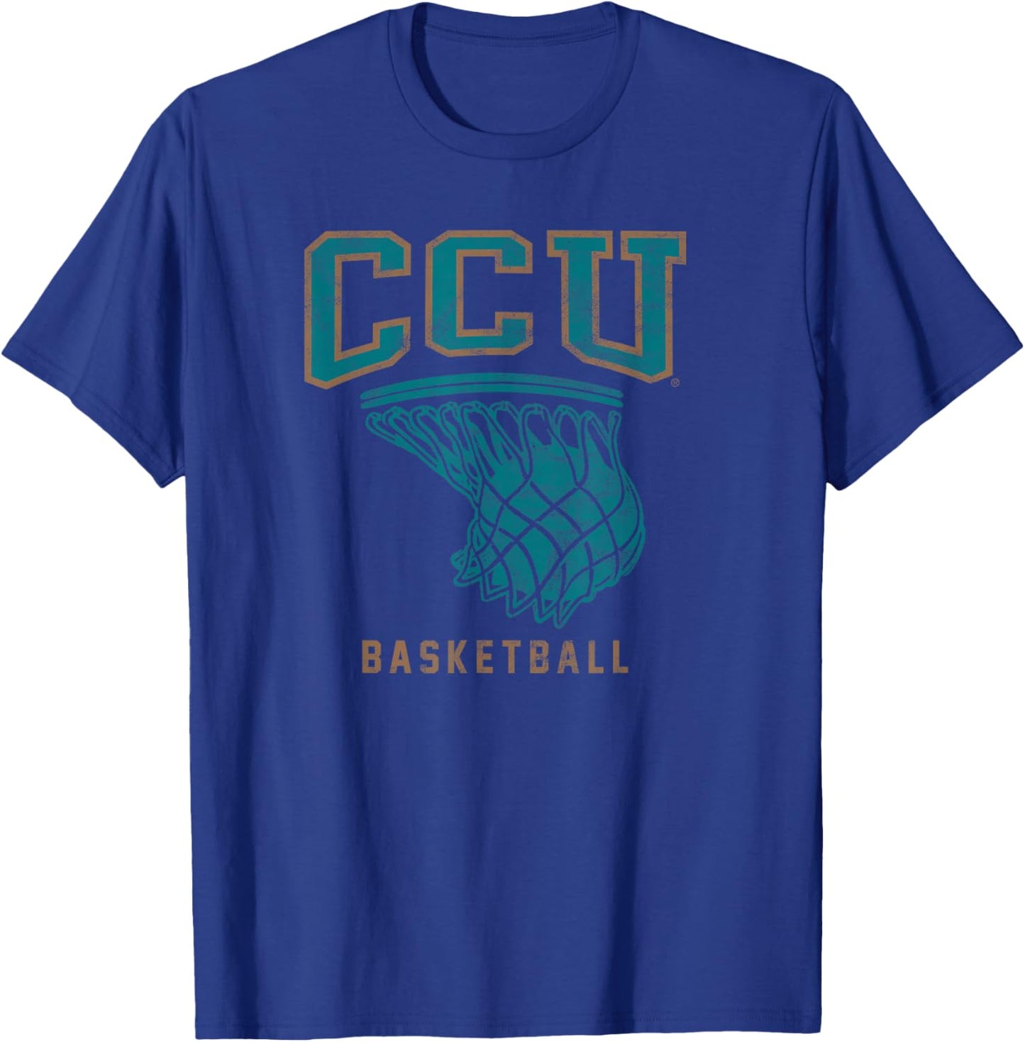 Coastal Carolina University CCU Basketball T-Shirt - T-Shirt | Royal
