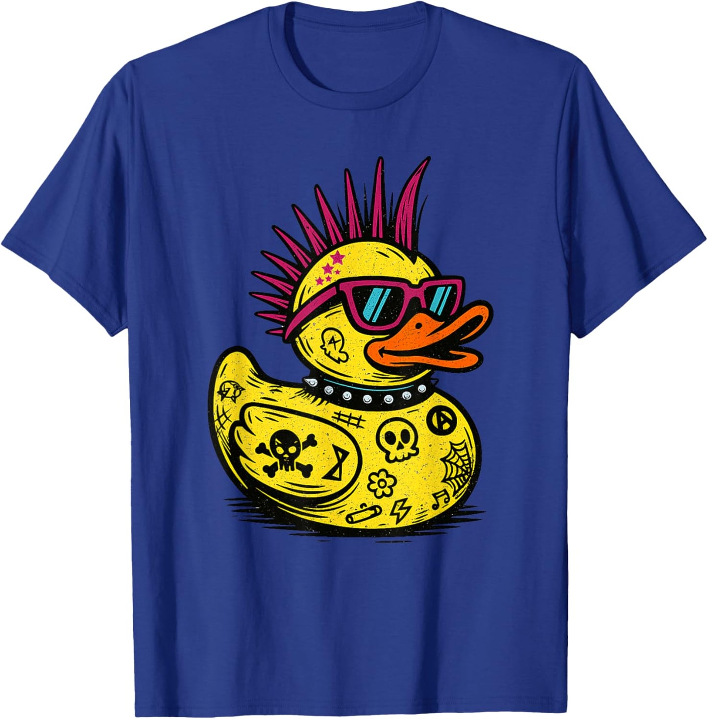 Punk Duck Duckling Punkrocker Kleinkind Sonnenbrille T-Shirt - T-Shirt | Royal