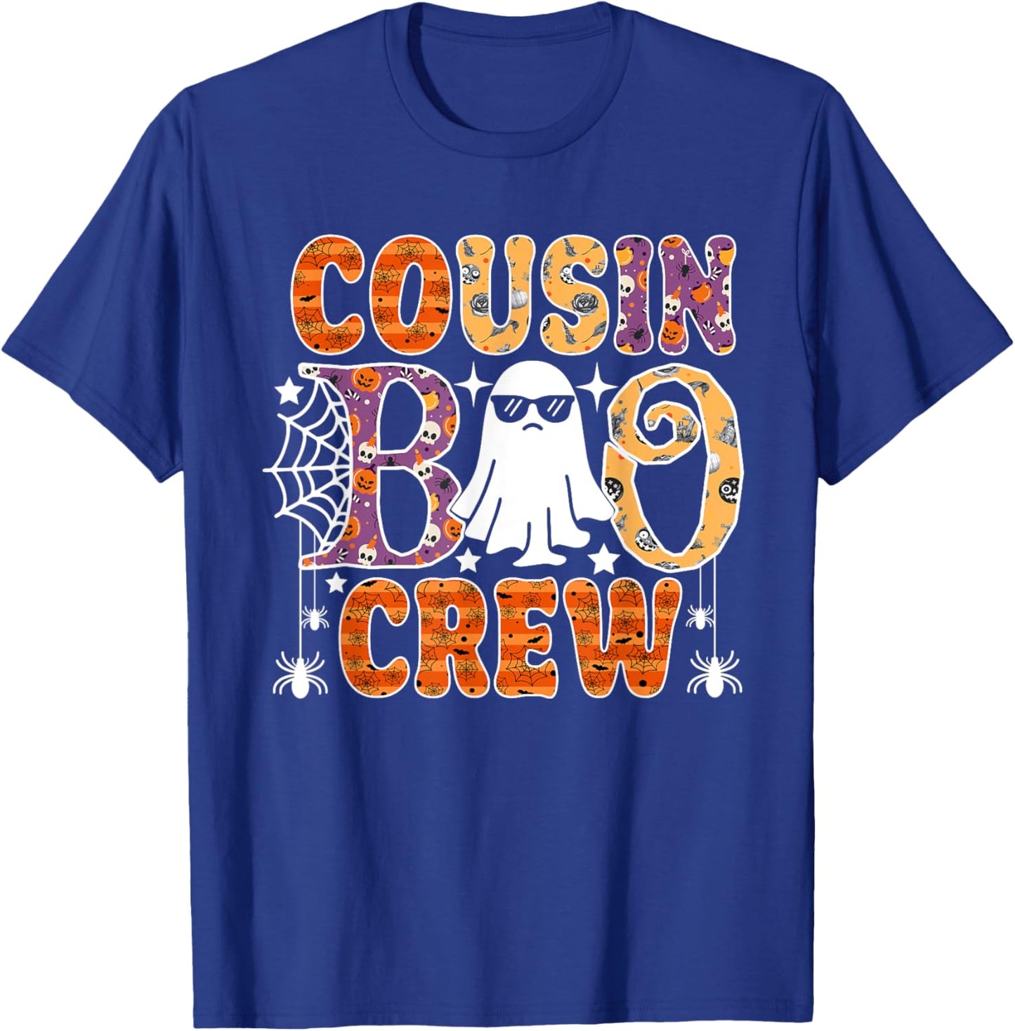 Cousin Boo Crew Cute Ghost Halloween Costume T-Shirt - T-Shirt | Royal