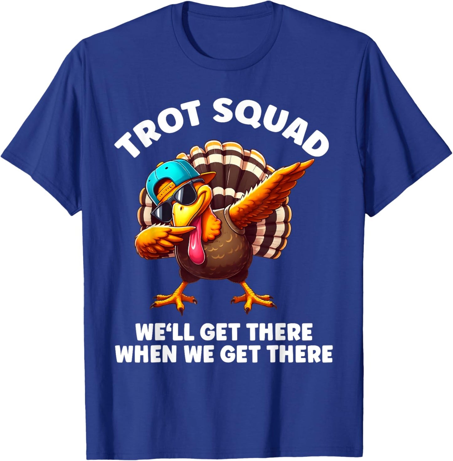 Turkey Running Outfit Gear Costume Turkey Trot Thanksgiving T-Shirt - T-Shirt | Royal