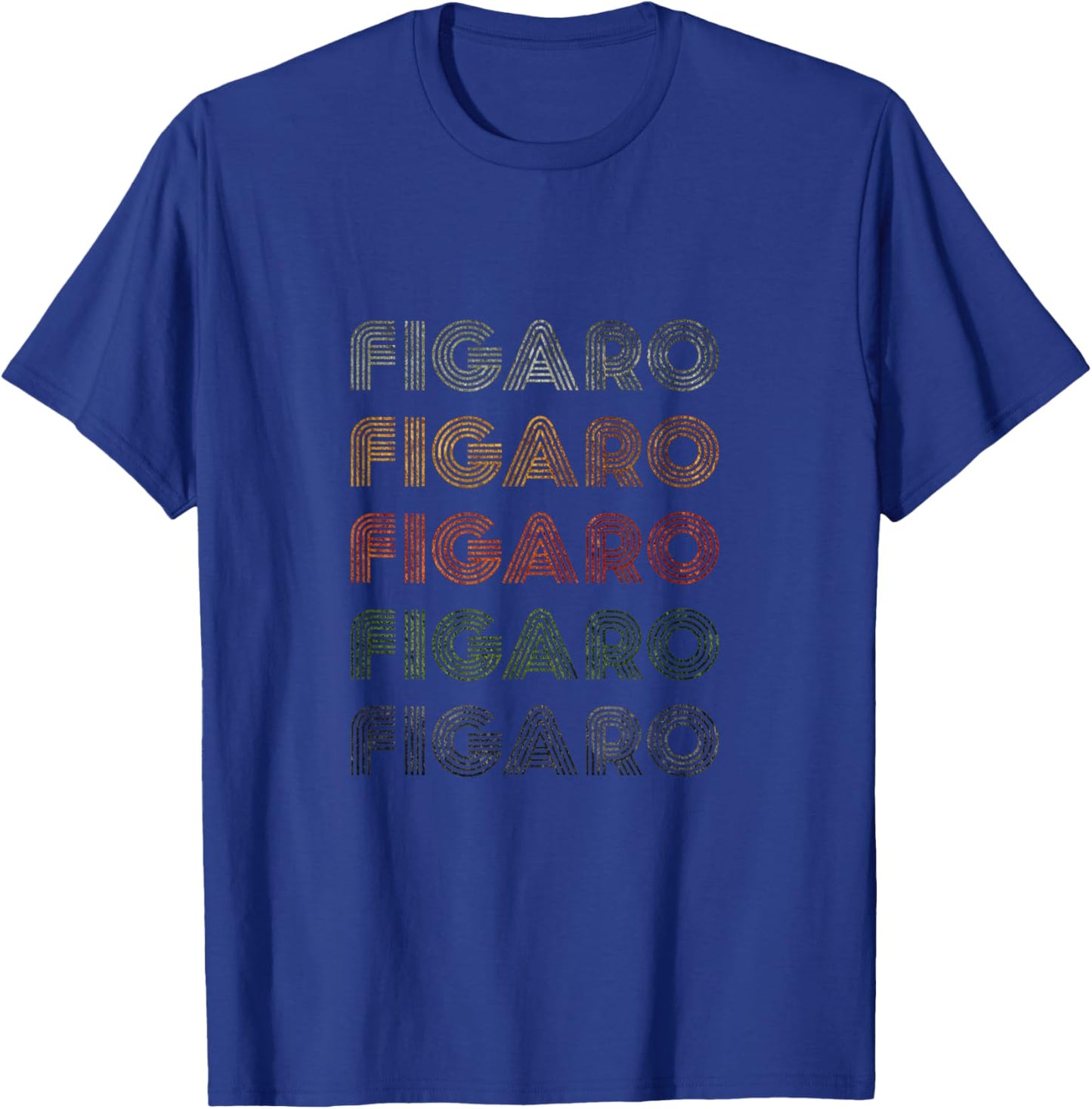 Love Heart Figaro Grunge Vintage Style Black Figaro T-Shirt - T-Shirt | Royal