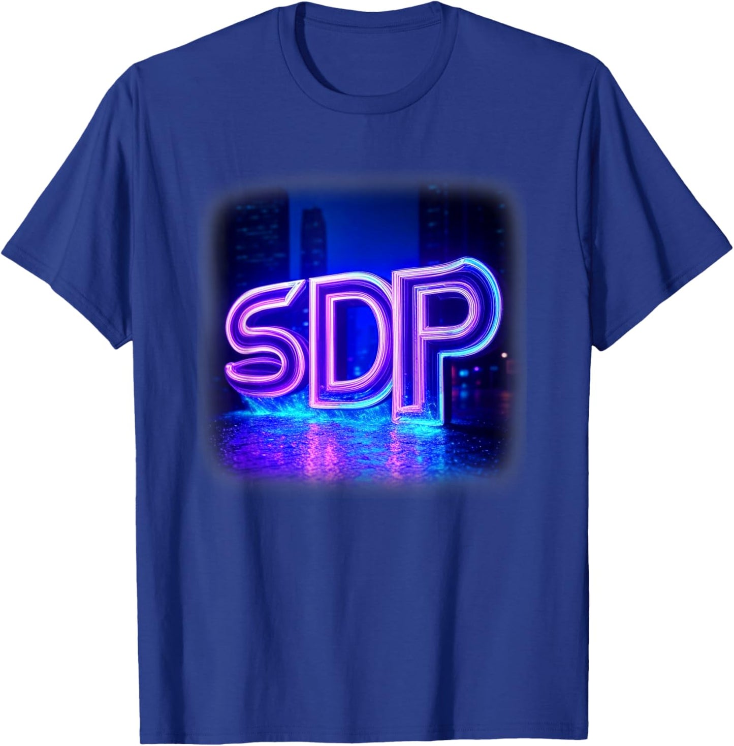 SDP Futuristic Logo T-Shirt - T-Shirt | Royal
