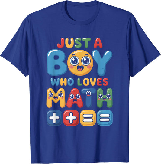 Numbers Mathematic T-Shirt - T-Shirt | Royal