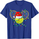 Christmas Tennis Xmas Santa Sports Hat Kids T-Shirt - T-Shirt | Royal
