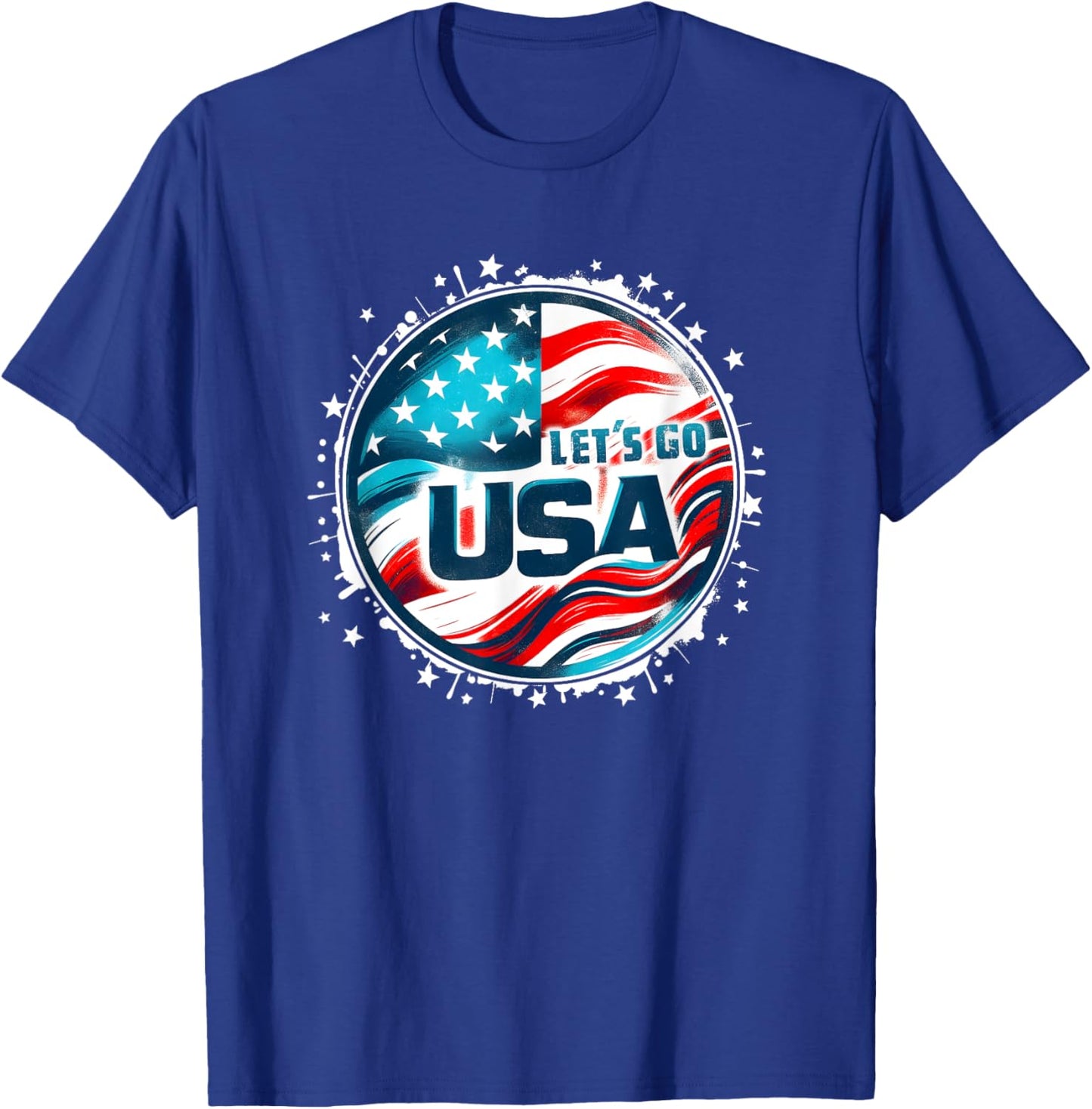 USA Go United States Sport USA Team Apparel USA T-Shirt - T-Shirt | Royal