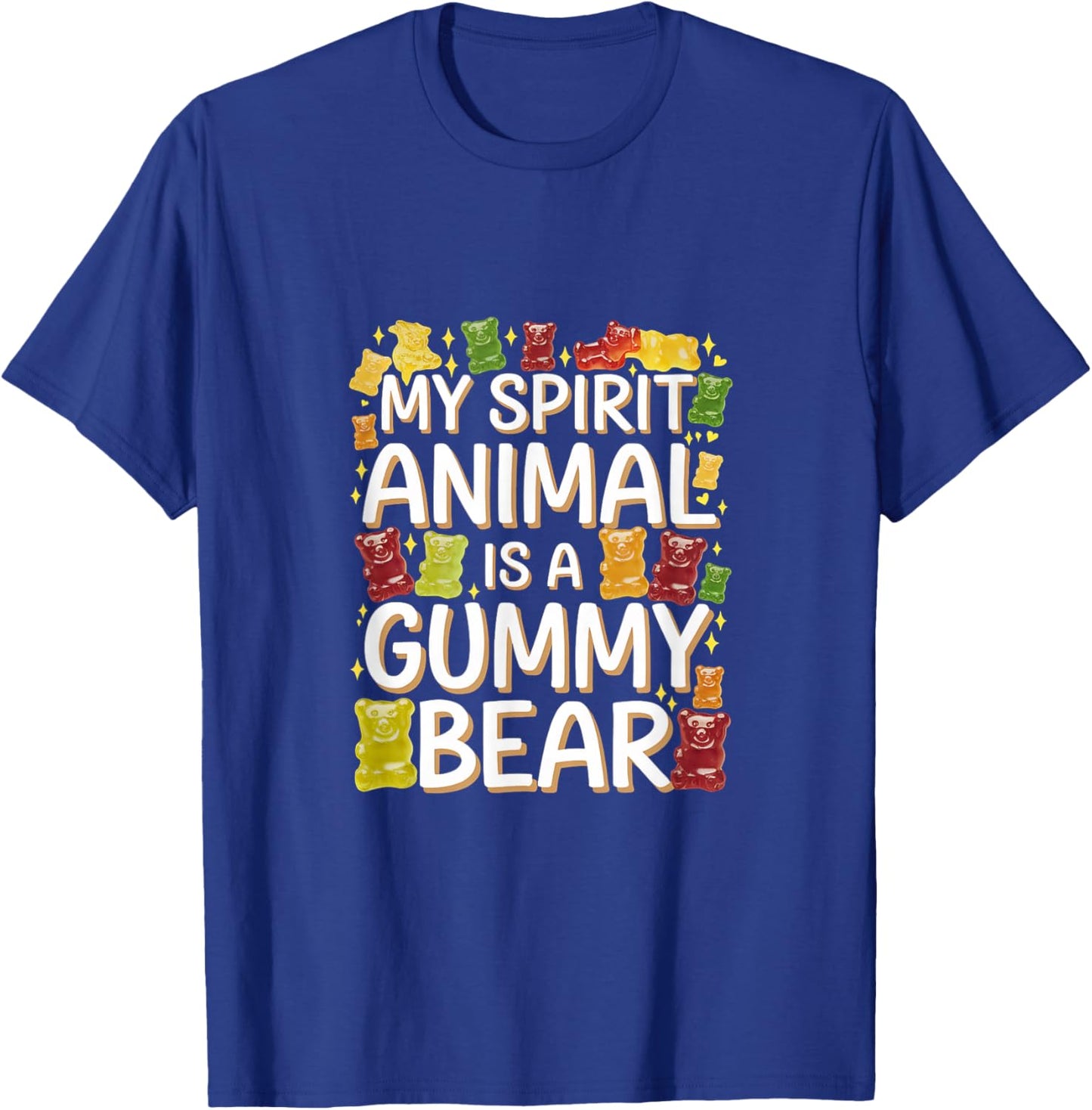 My Spirit Animal Is A Gummy Bear Candy Lover Kid T-Shirt - T-Shirt | Royal
