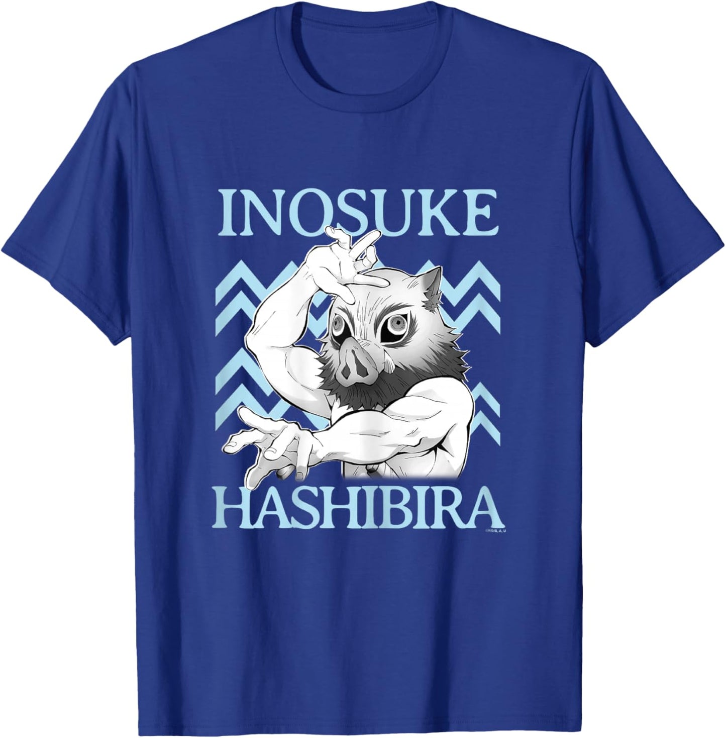 Demon Slayer: Kimetsu no Yaiba Inosuke Vintage Warrior T-Shirt - T-Shirt | Royal