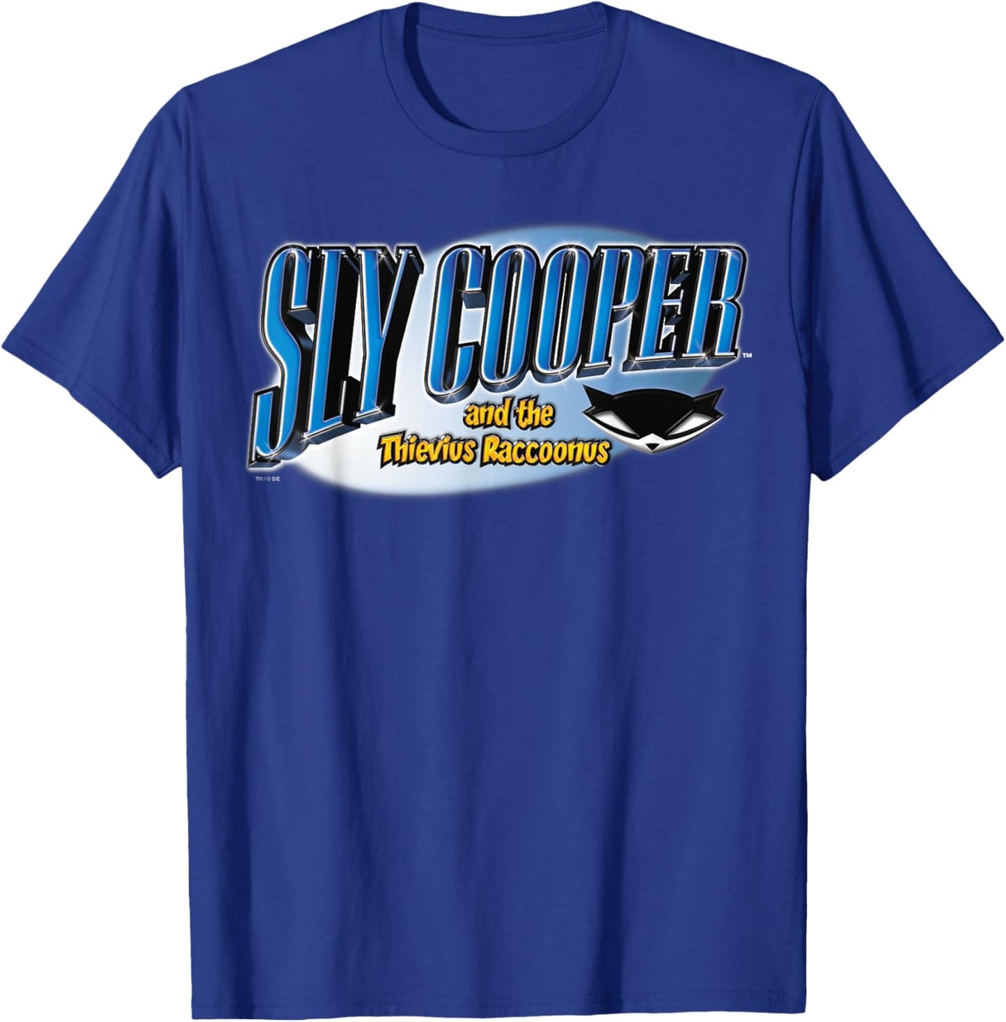 PlayStation Sly Cooper and The Thievius Raccoonus Sly Mask T-Shirt - T-Shirt | Royal