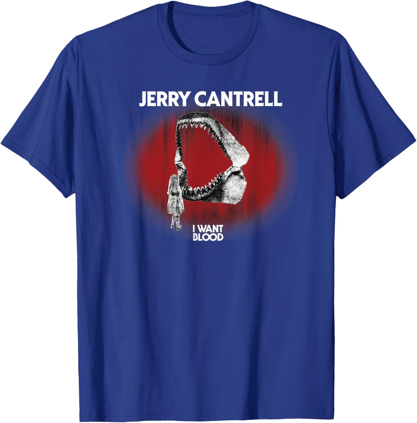 Jerry Cantrell Open Wide T-Shirt - T-Shirt | Royal