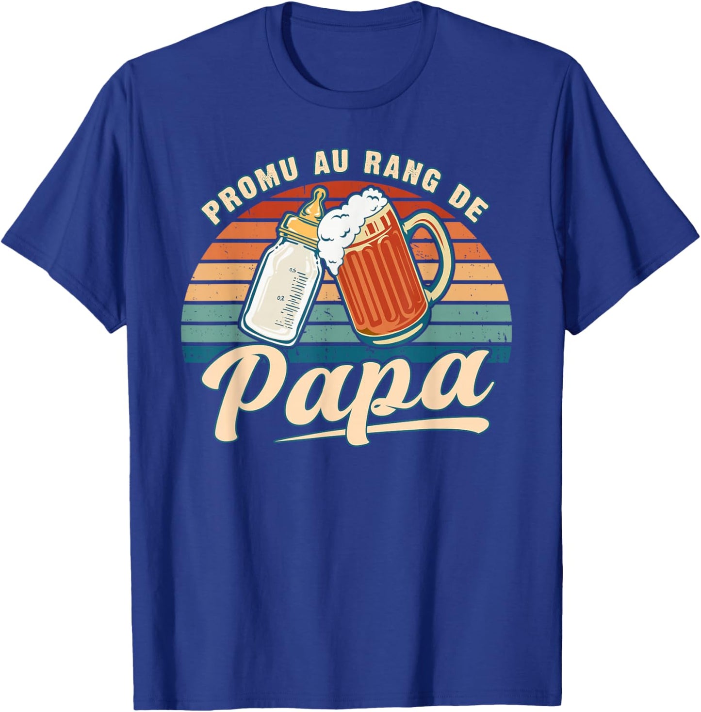 Promoted Dad New Dad Future Dad I Will Become Dad T-Shirt - T-Shirt | Royal