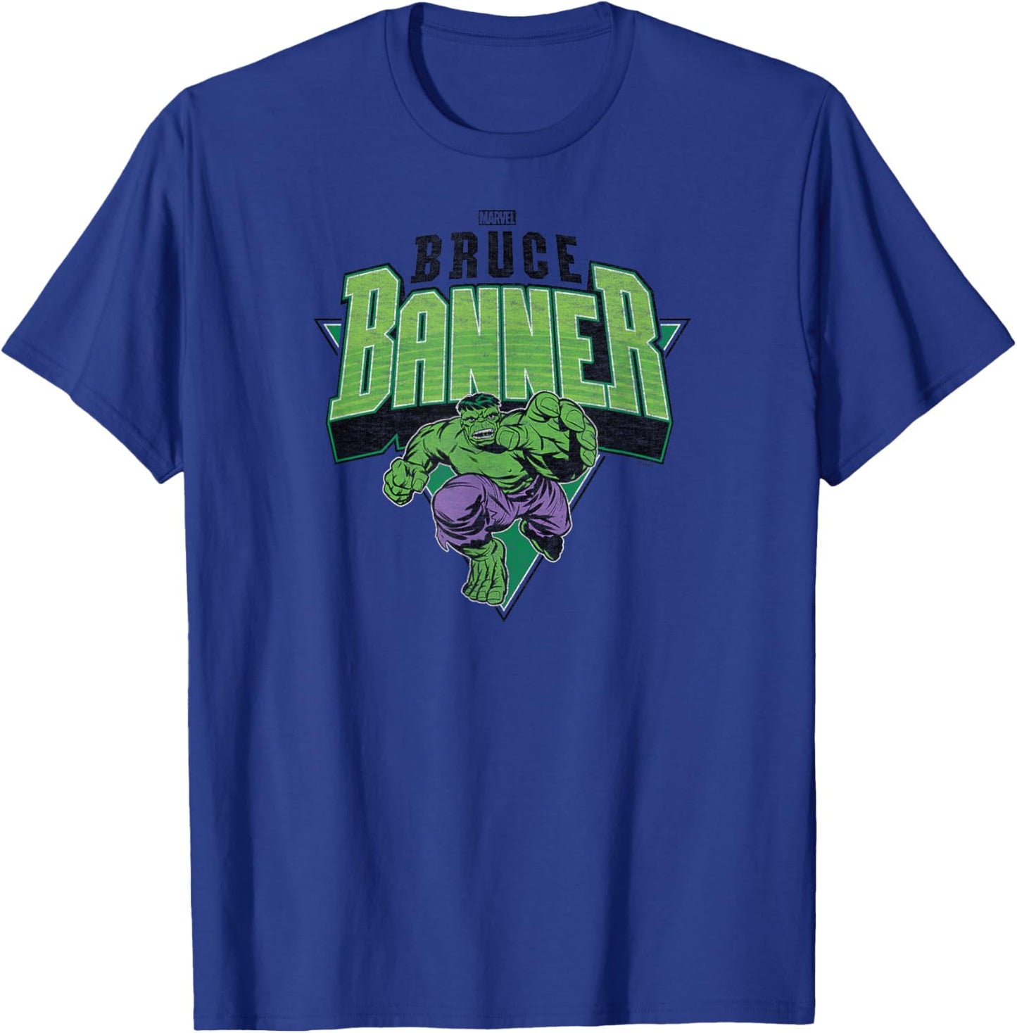 Hulk - Bruce Banner Collegiate T-Shirt - T-Shirt | Royal
